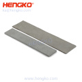 Hengko Microns Customed SS 316L Filtro de filtro em pó de aço inoxidável Placa porosa Placa porosa 90 Mícron filtro sinterizado para indústria de alimentos